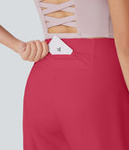 Bermuda SoftlyZero™ Airy de yoga taille haute avec poches multiples et effet frais InstantCool
