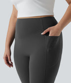 Halara UltraSculpt™ Legging yoga grande taille froncé taille haute gainant et sculptant avec poches