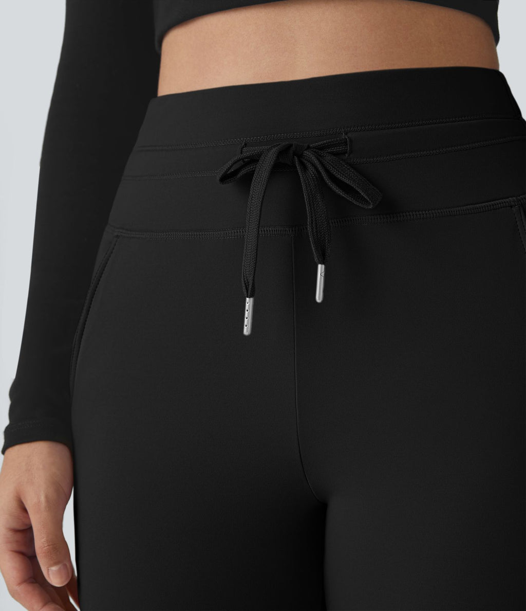 Jogging taille haute Softlyzero™ Plush avec cordon de serrage et poches latérales