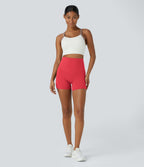 Short cycliste d'entraînement gainant taille haute UltraSculpt™ SoCinched à poches latérales 12,5 cm
