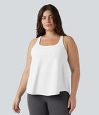 Débardeur running Halara UltraSculpt™ grande taille col rond ourlet arrondi