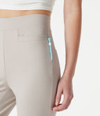 Pantalon corsaire de golf slim à chevrons taille haute avec poches