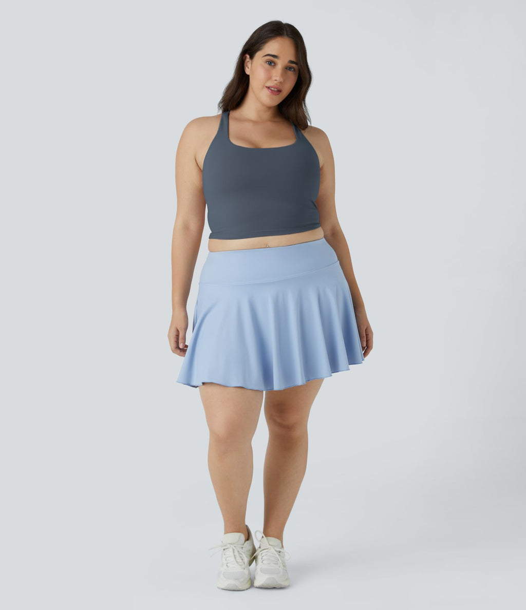 Débardeur Yoga Court Dos Nu Croisé Grande Taille