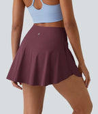 Jupe de tennis mini 2-en-1 quotidienne SoftlyZero™ Airy avec croisement, poche latérale et effet frais InstantCool, Lucid, protection solaire UPF50+