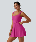 Robe de tennis 2-en-1 SoftlyZero™ Airy mini effet frais InstantCool avec poche, accès facile Easy Peasy, protection solaire UPF50+