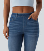 Halara Flex™ Jean bootcut casual taille mi-haute avec poches