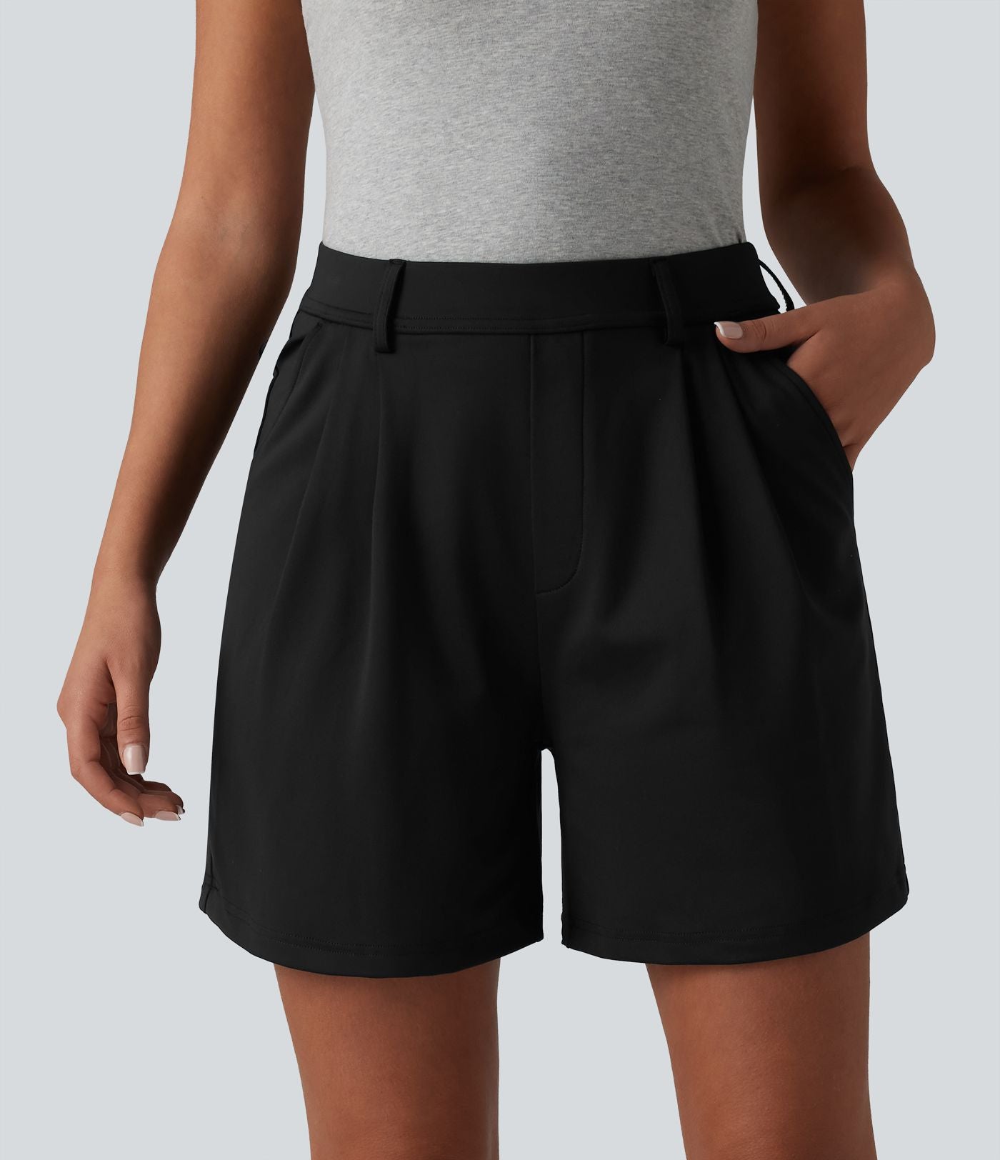 Short tailleur taille haute DayStretch 12,5 cm avec poches