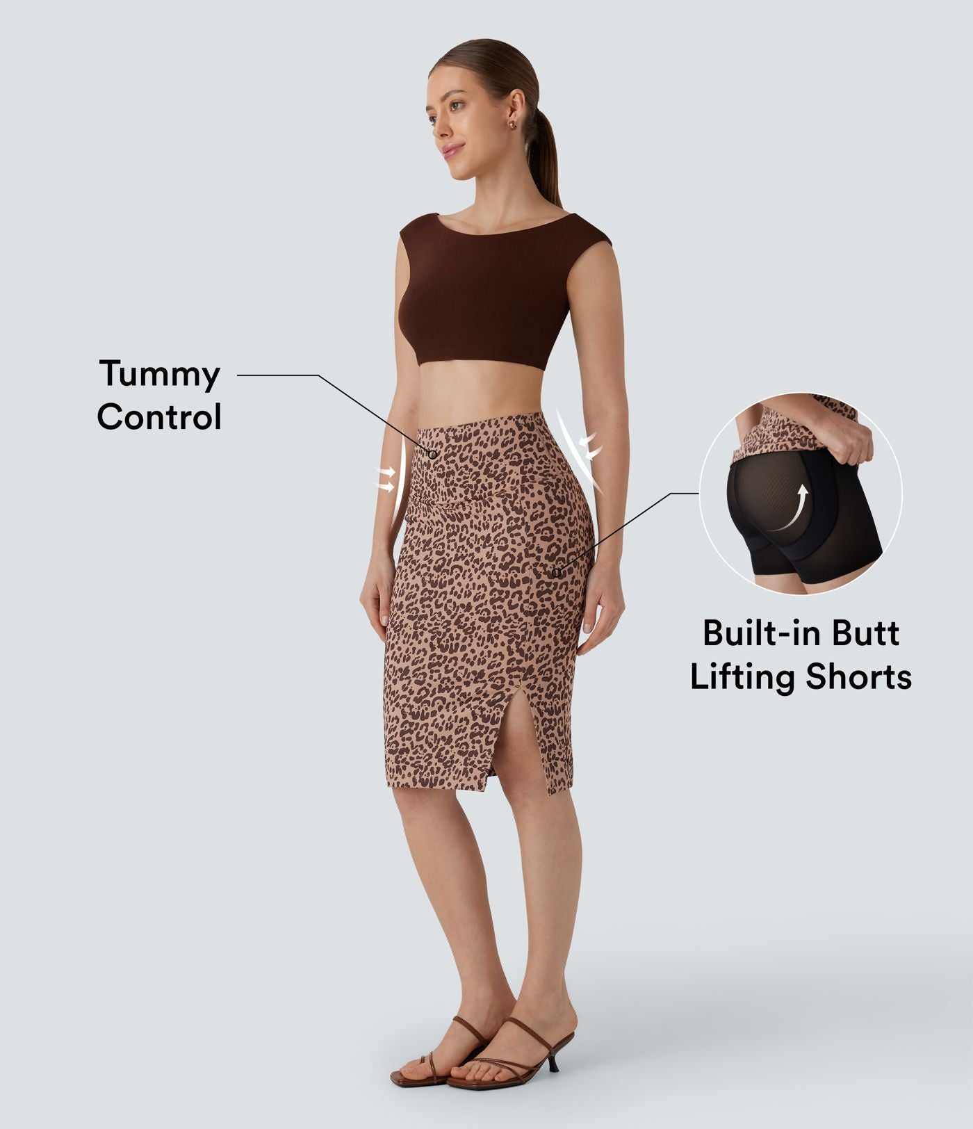 Legging de yoga gainant taille haute avec poches Halara UltraSculpt™