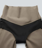 Legging 7/8 d'entraînement gainant taille haute avec sous-vêtement intégré antibactérien et poches Halara UltraSculpt™