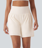 Short de yoga SoftlyZero™ Airy 2-en-1 taille très haute avec poches et effet frais InstantCool 17,5 cm
