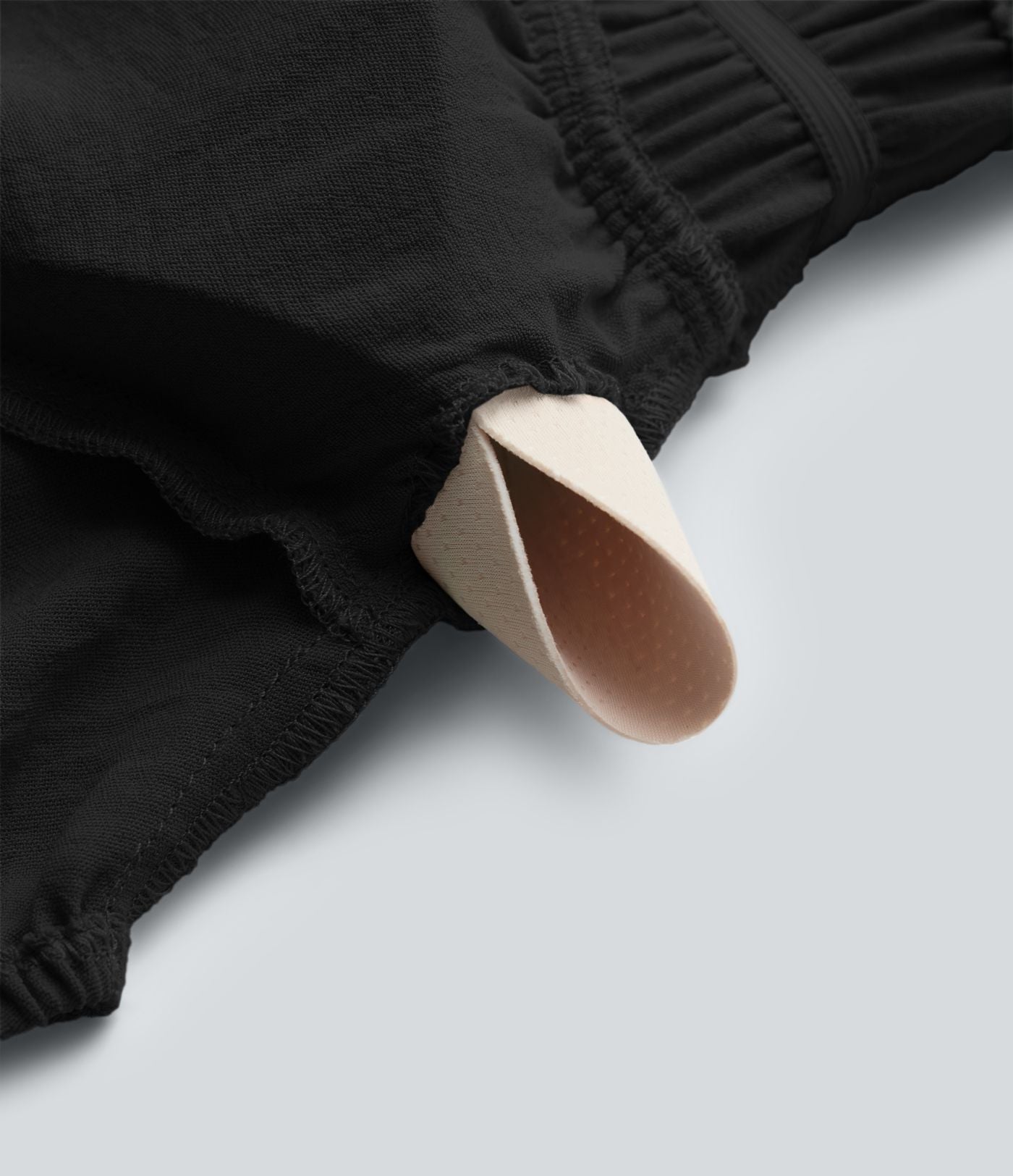 Robe longue fluide et décontractée en lin, à col carré, manches bouffantes, soutien-gorge intégré froncé et poches
