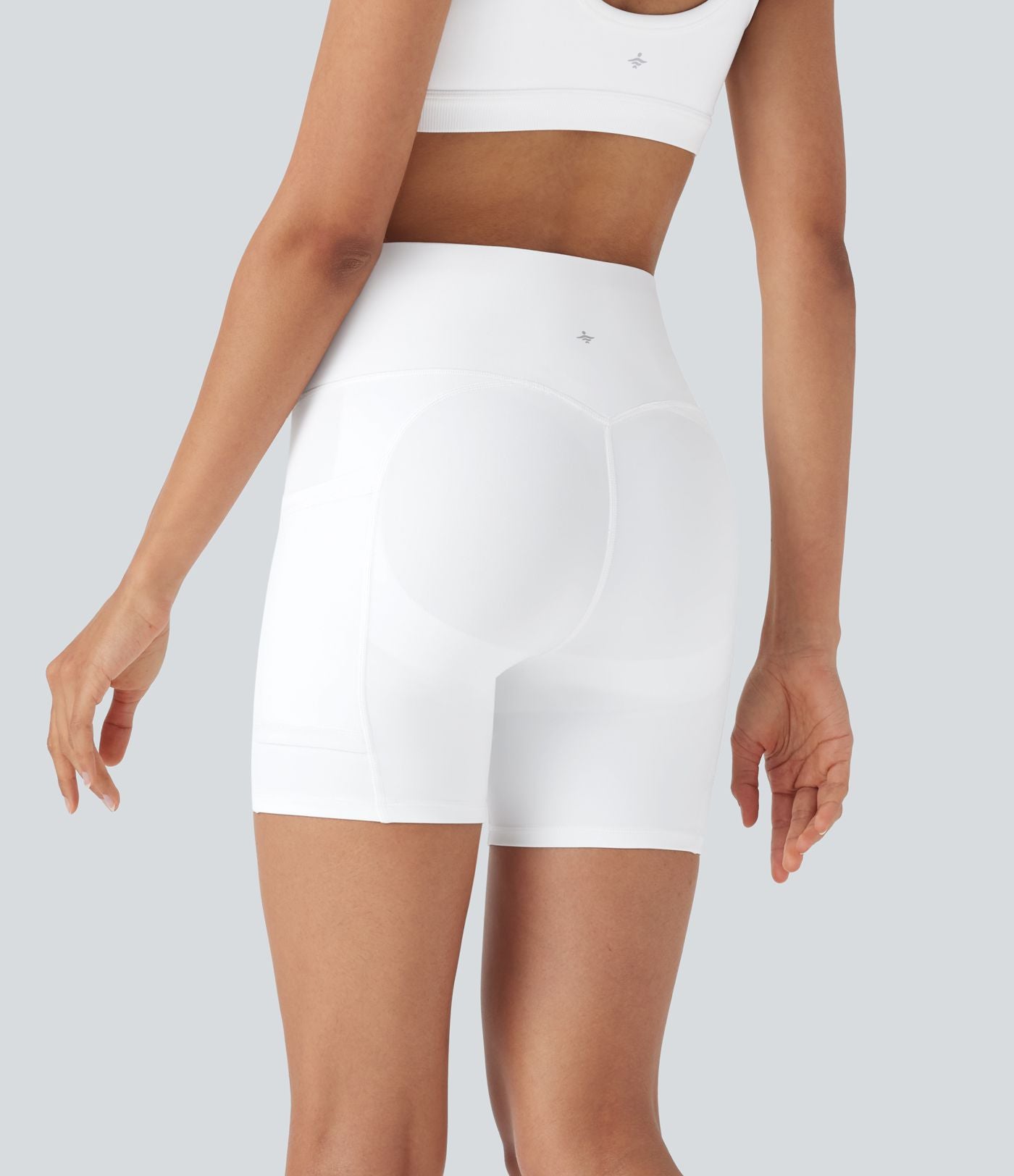 Short 2-en-1 d'entraînement gainant taille haute à séchage rapide avec poches Breezeful™