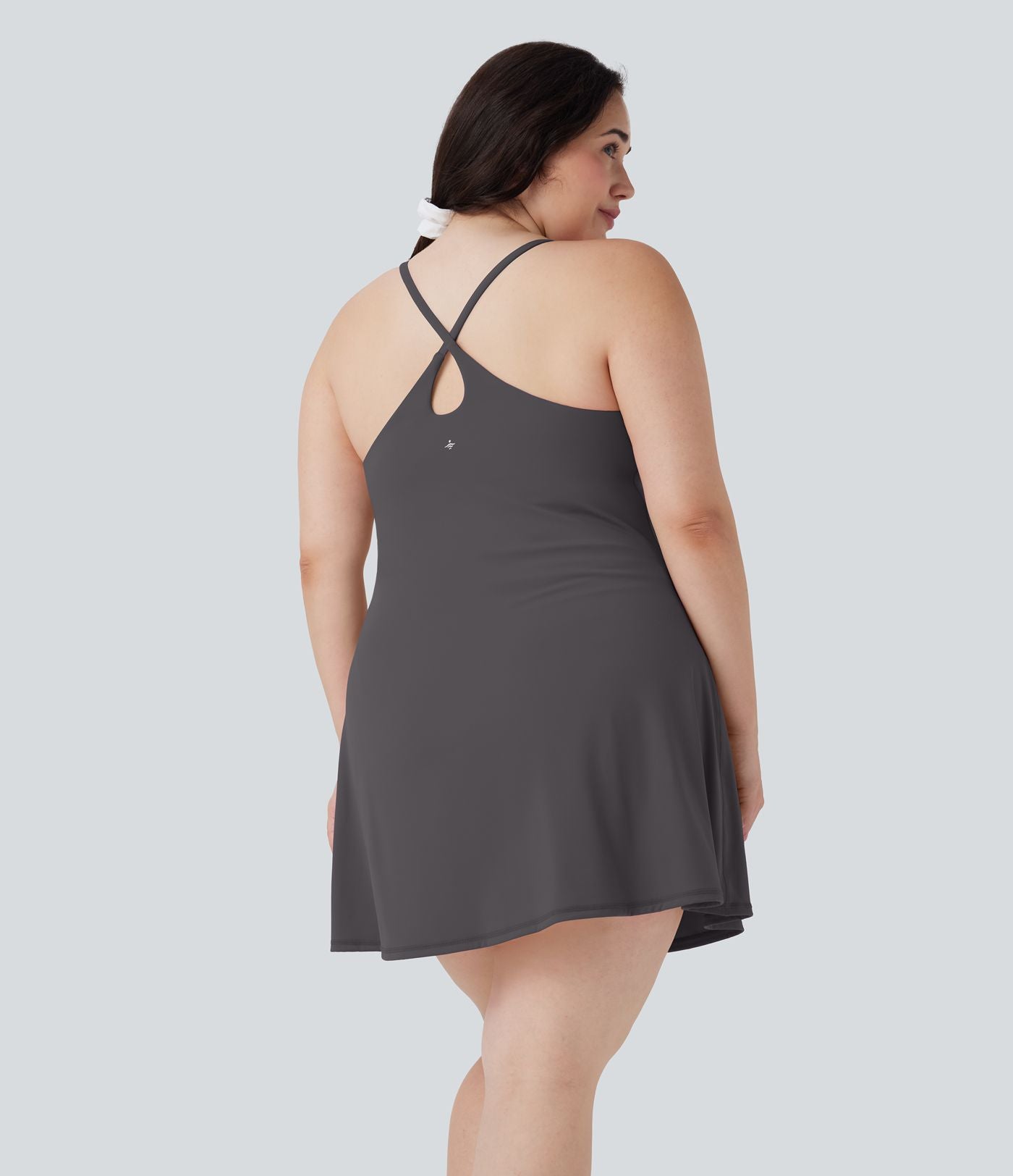 Robe de sport grande taille dos nu Softlyzero™ Plush - longueur rallongée - Easy Peasy Edition
