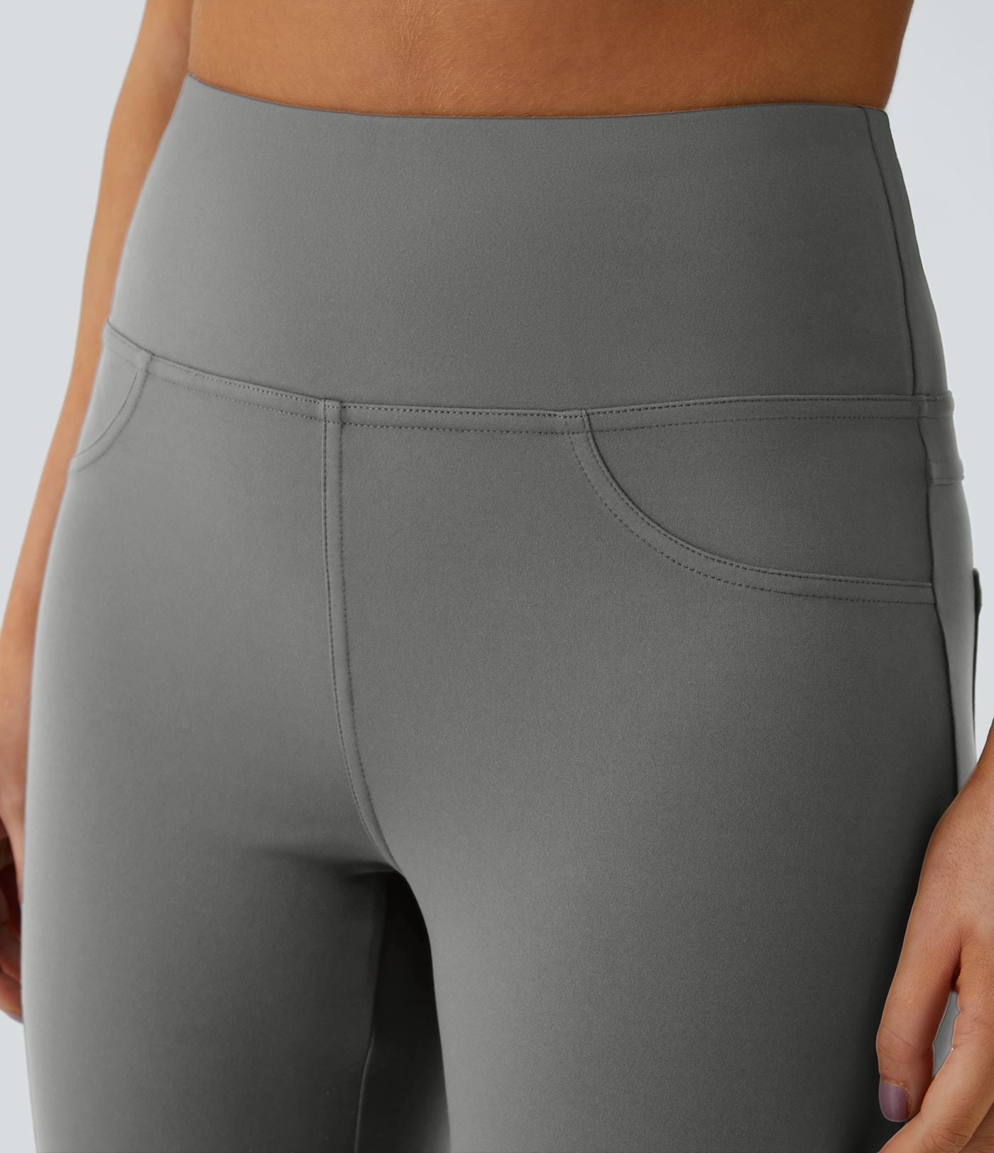 Legging yoga capri évasé taille haute DayStretch avec poches