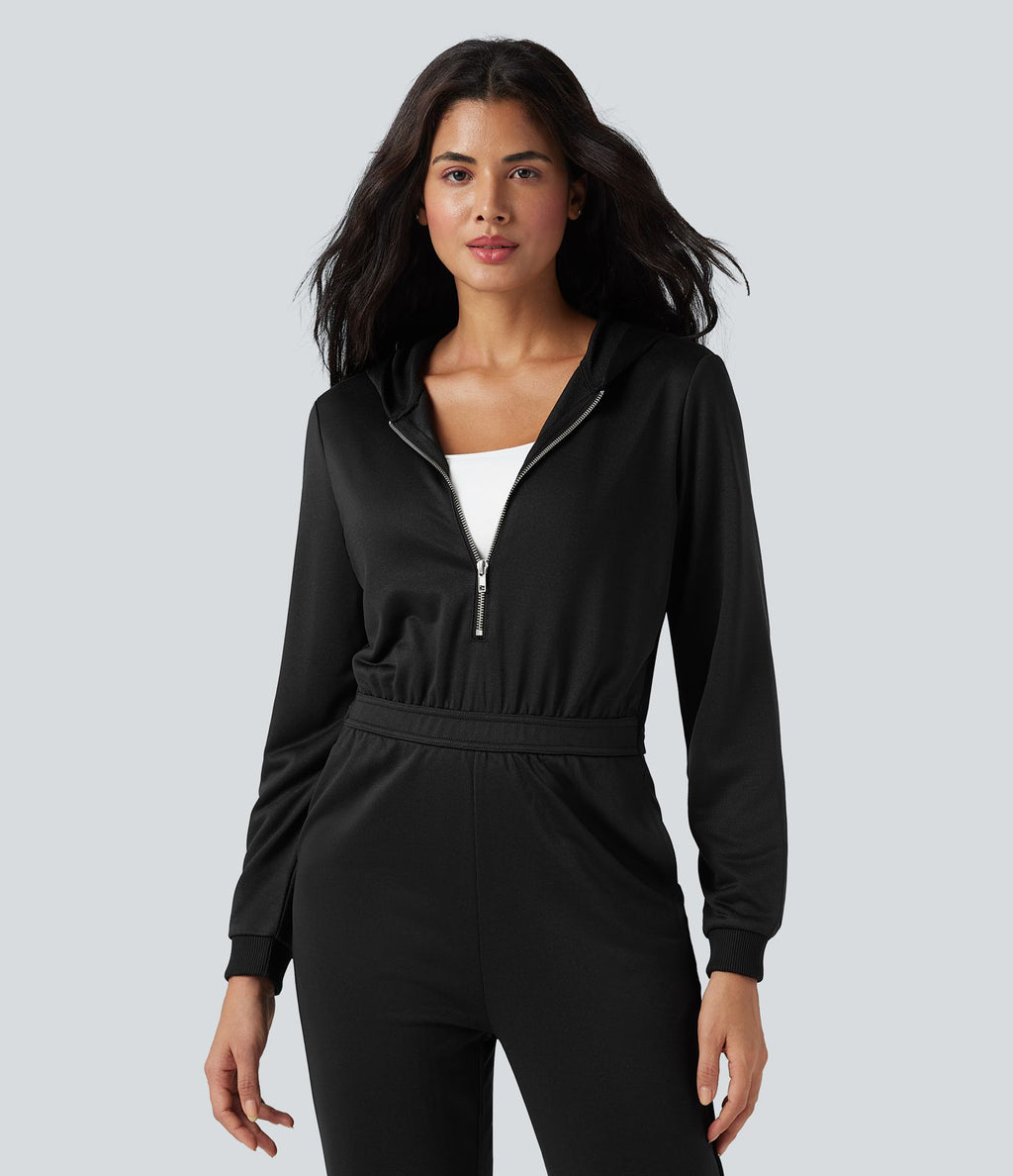 Combinaison jogging à capuche manches longues avec poches - Édition Easy Peasy