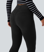 Legging 7/8 en denim gainant taille haute effet push-up Halara Flex™ avec poches