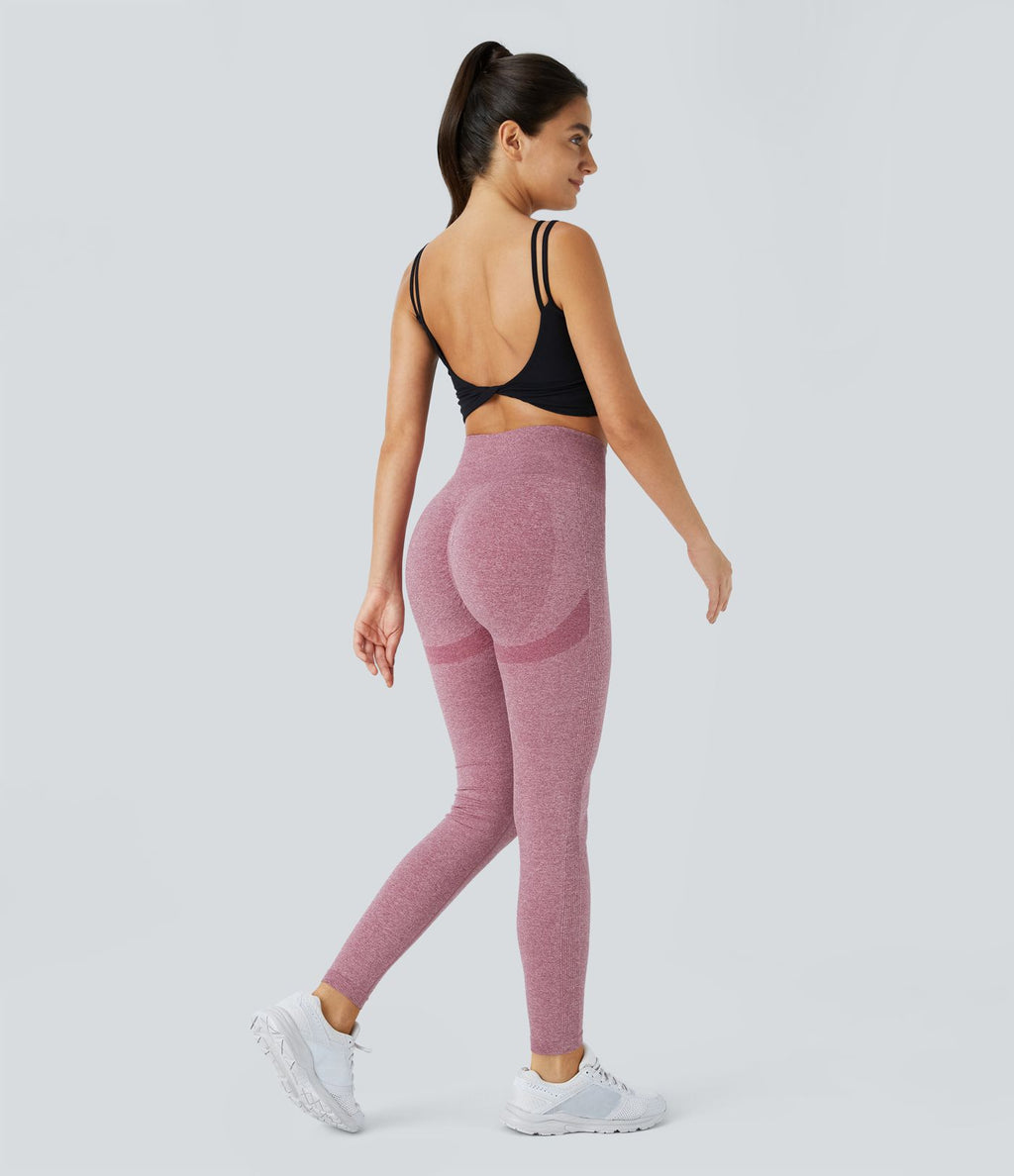 Legging push-up taille haute froncé sans couture OneForm Seamless Flow