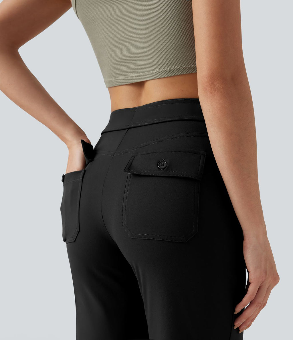 Jogging DayStretch décontracté, taille moyenne, cordon de serrage, à poches