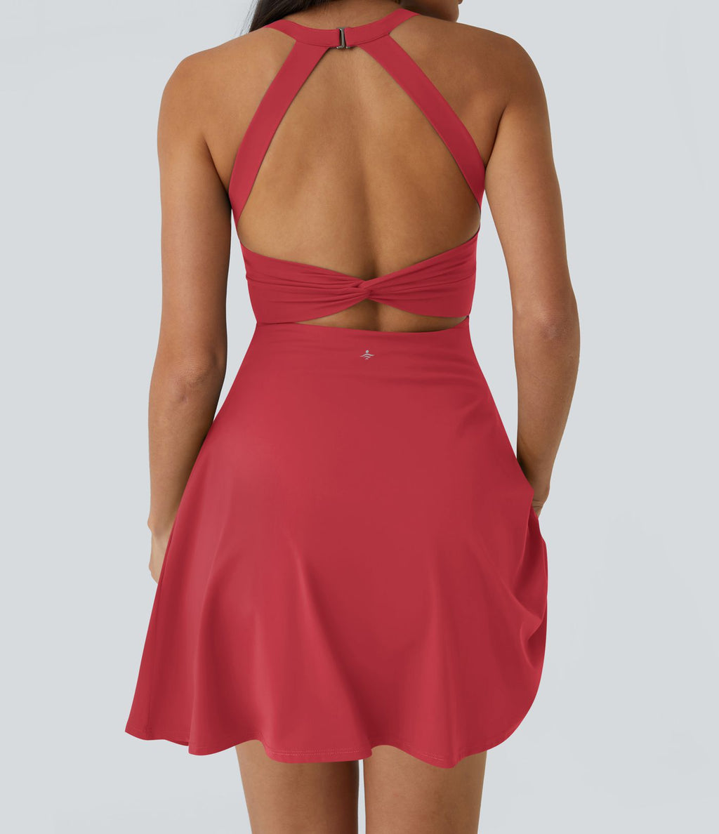 Robe Danse Sport Évasée Torsadée Dos Nu Plus Longue Easy Peasy Édition