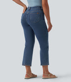 Halara Flex™ Jean bootcut casual taille mi-haute avec poches