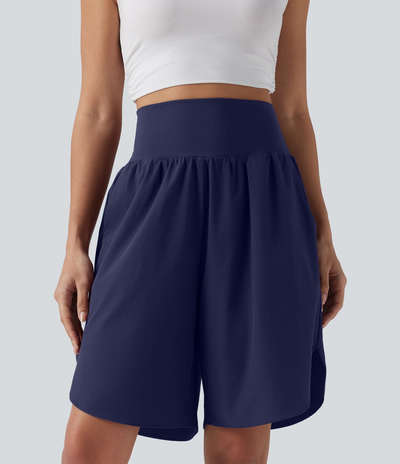 Short resort taille haute gainant séchage rapide avec fentes Breezeful™ et poches