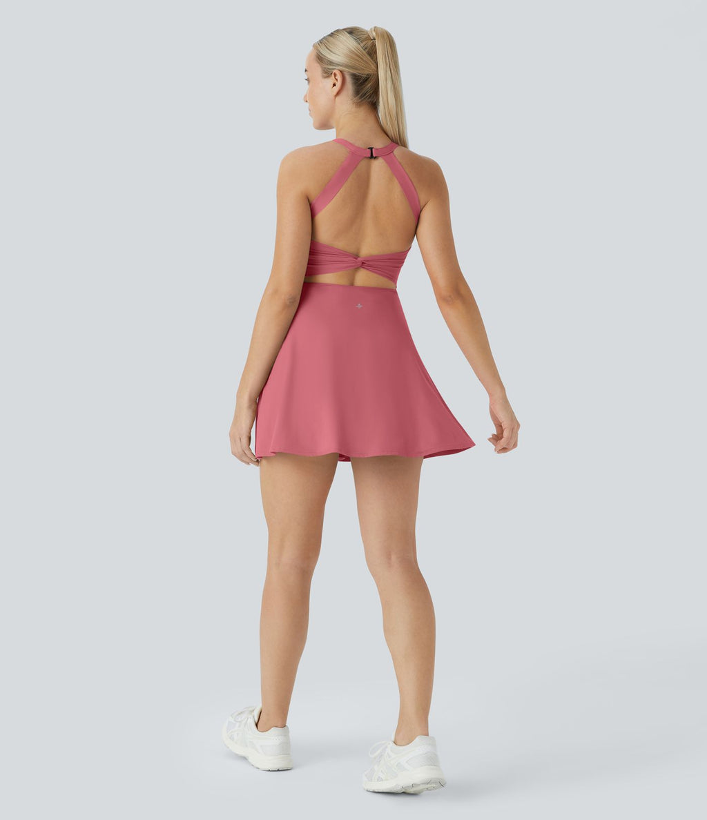 Softlyzero™ Airy Robe Sport Torsadée Dos Nu Édition Easy Peasy