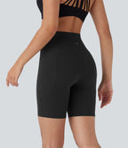 Short cycliste 17,5 cm d'entraînement gainant galbant taille haute avec poches Halara UltraSculpt™