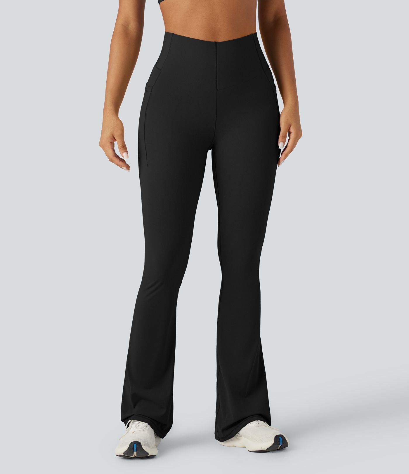 Legging d'entraînement Halara UltraSculpt™ SoCinched taille haute gainant bootcut avec poches