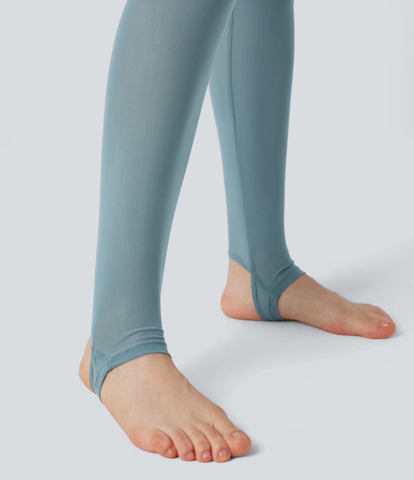 Legging à jupe étrier danse Breezeful™ 2-en-1 taille haute plissé résille contrastante séchage rapide avec poches