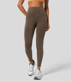 Halara Flex™ Jegging Casual 7/8 Tricot Extensible Coloré avec Taille Haute et Multiples Poches