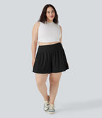 Short tailleur 2-en-1 Cool Touch yoga taille très haute Softlyzero™ Airy grande taille 17,5 cm avec poches
