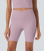 Short cycliste 7,5 cm d'entraînement gainant galbant taille haute avec effet scrunch et poches Halara UltraSculpt™