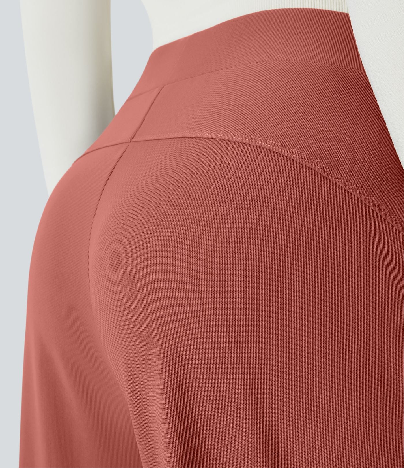 Halara Flex™ Pantalon Tailleur Évasé à Taille Haute Sculptant la Silhouette avec Poches Latérales Micro Waffle