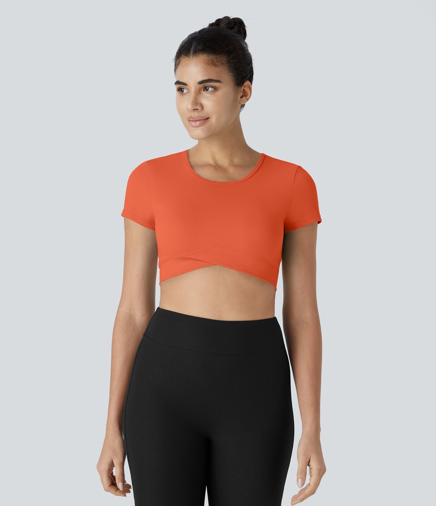 Softlyzero™ Plush Sports Top Ourlet Croisé