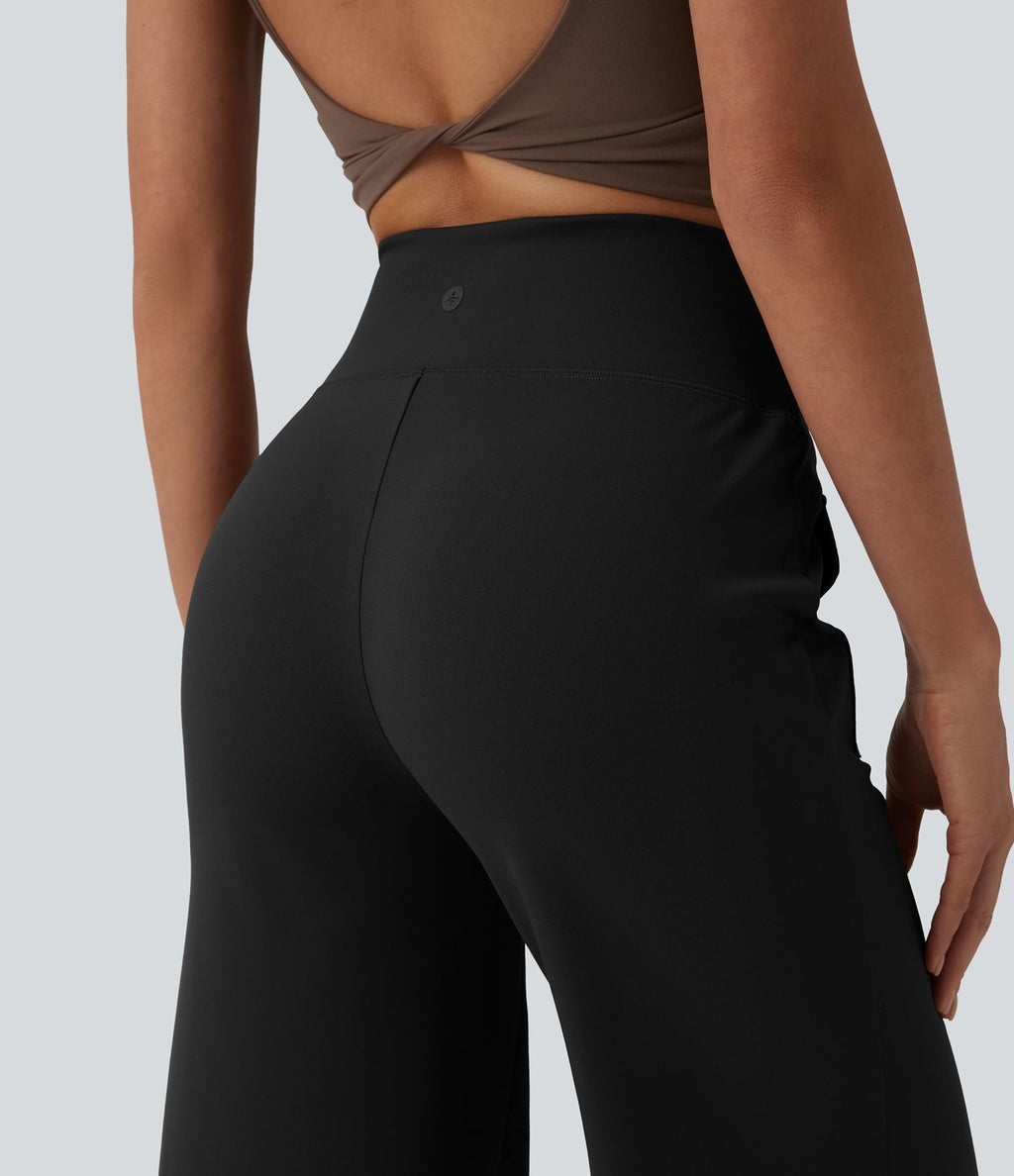 Pantalon de yoga large DayStretch gainant taille haute avec poches