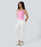 Débardeur yoga SoftlyZero™ Plush à découpes E-G