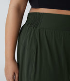 Jogging de Randonnée Grande Taille Taille Haute avec Ceinture Élastique