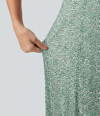 Robe nuisette longue fluide en tulle à pois pour demoiselle d'honneur et invitée de mariage