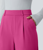 Pantalon tailleur évasé taille haute Halara Flex™ DayStretch avec poches
