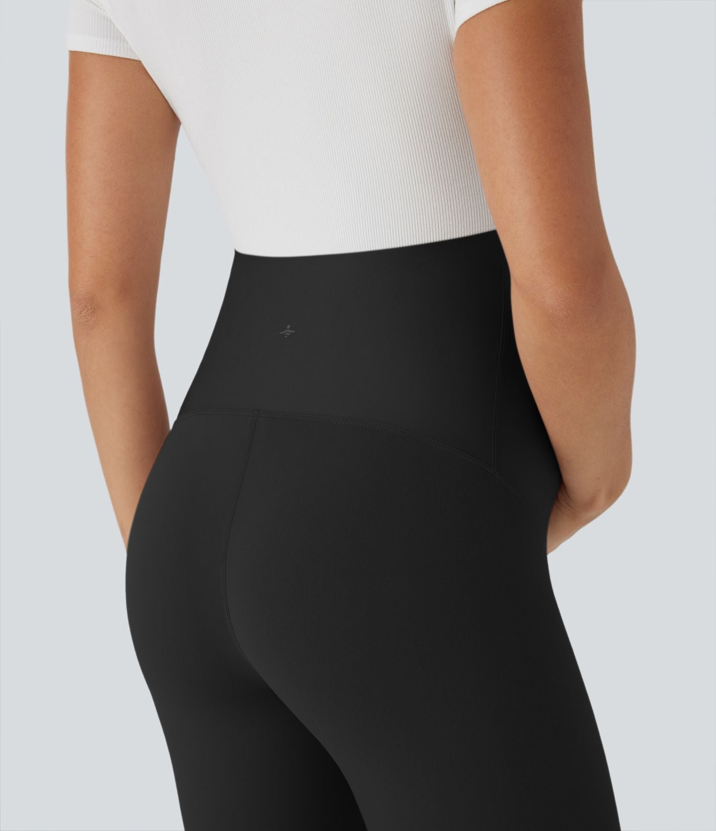 Short cycliste de yoga de maternité Softlyzero™ à taille super haute 17,5 cm-UPF50+