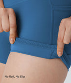 Short cycliste d'entraînement gainant taille haute UltraSculpt™ SoCinched à poches latérales 12,5 cm