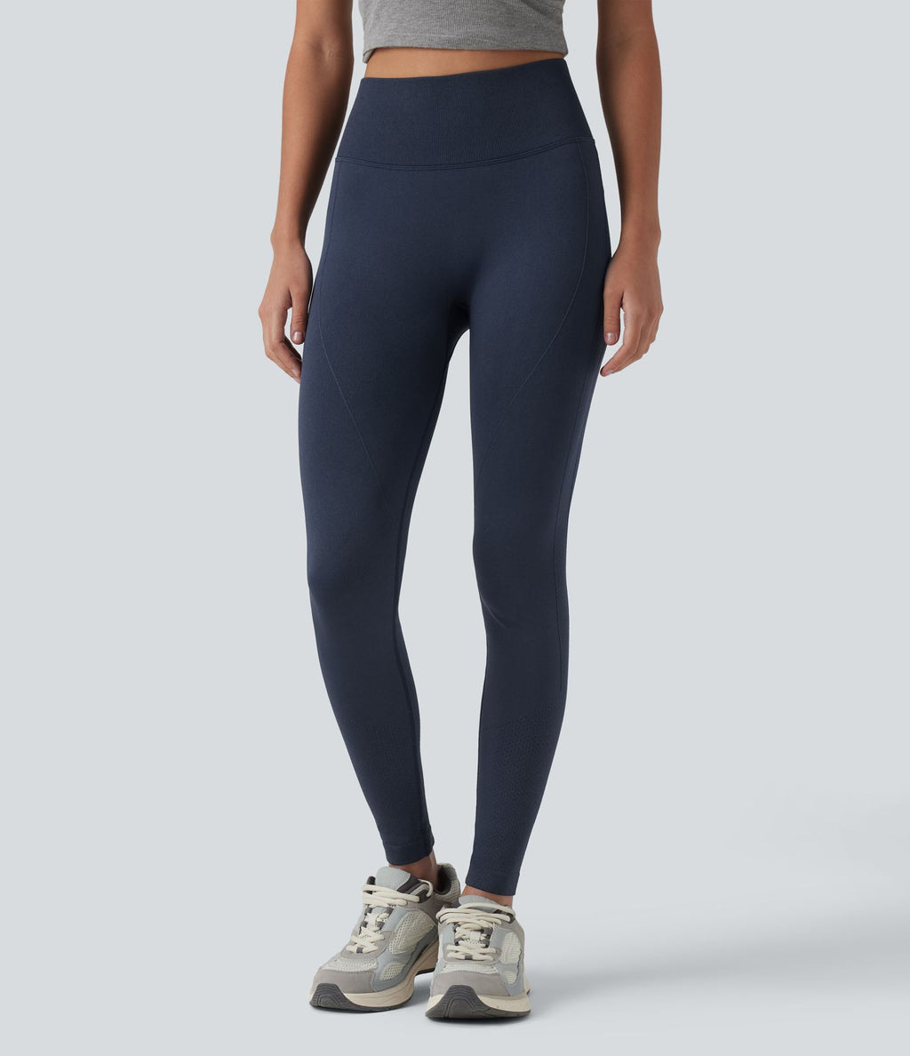 Seamless Flow Legging yoga taille haute gainant et sculptant