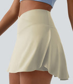 Jupe de tennis mini 2-en-1 quotidienne SoftlyZero™ Airy avec croisement, poche latérale et effet frais InstantCool, Lucid, protection solaire UPF50+