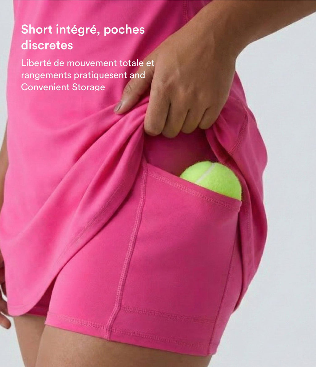 Robe de sport SoftlyZero™ Plush dos nu A-C