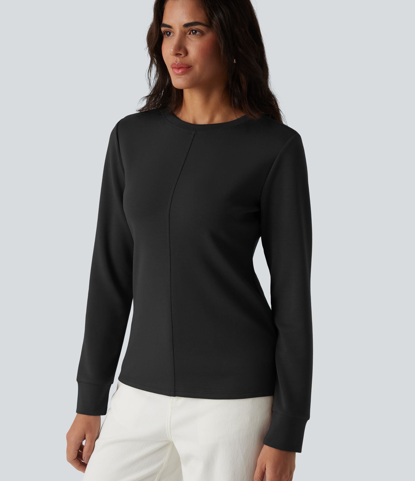 Sweat-shirt décontracté SpacerTek™ col rond manches longues