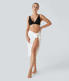 Robe de Plage Fines bretelles croisée dos nu effet portefeuille effet frais InstantCool