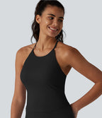 Débardeur de yoga SoftlyZero™ Airy dos nageur effet frais InstantCool avec brassière intégrée, poches, protection solaire UPF50+