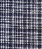 Pantalon évasé taille haute croisée ventre plat à carreaux en tissu froissé séchage rapide avec poches
