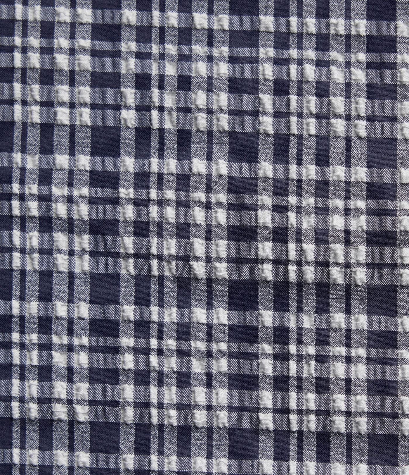 Pantalon évasé taille haute croisée ventre plat à carreaux en tissu froissé séchage rapide avec poches