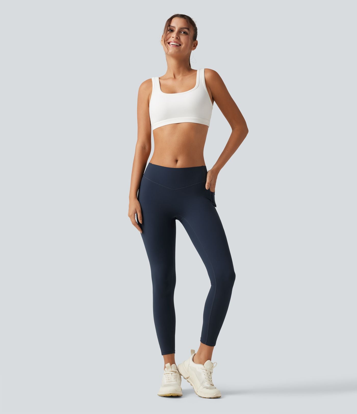 Legging de yoga Halara UltraSculpt™ taille basse skinny avec poches